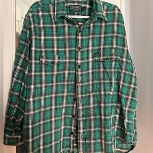 Nwot Polo Country By Ralph Lauren Green Flannel - image 1